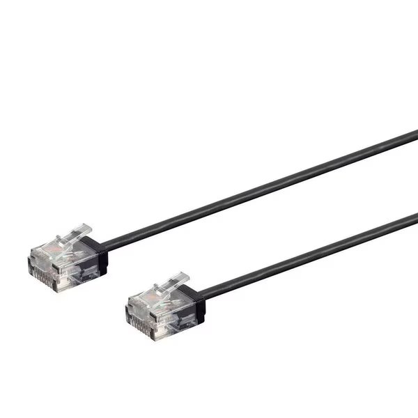 Micro SlimRun Cat6 Ethernet Patch Cable - Stranded_ 550MHz_ UTP_ Pure, Monoprice, Mfr#: 34221